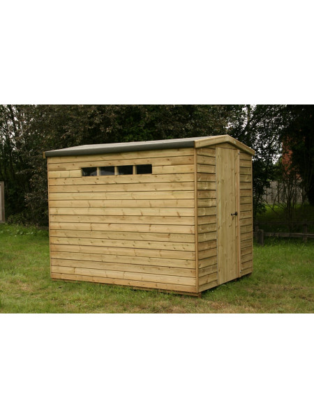 Hutton 8 x 6' Apex Shiplap SECURITY Shed Pressure Treated UC3