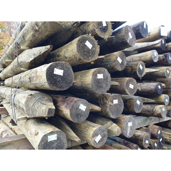 2.10m | Round Timber 15 Year Service Life Treated | 125-150mm