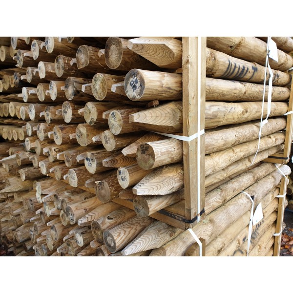 1.80m | Round Timber 15 Year Service Life Treated | 75-100mm