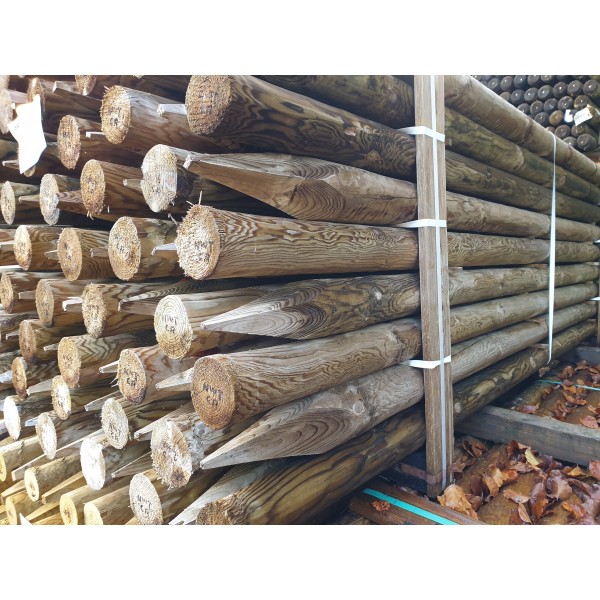2.40m | Round Timber 15 Year Service Life Treated | 75-100mm