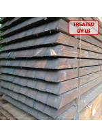 1.80m | Sawn Creosote Treated Redwood | 125 x 75mm - 1 Way Weather Top