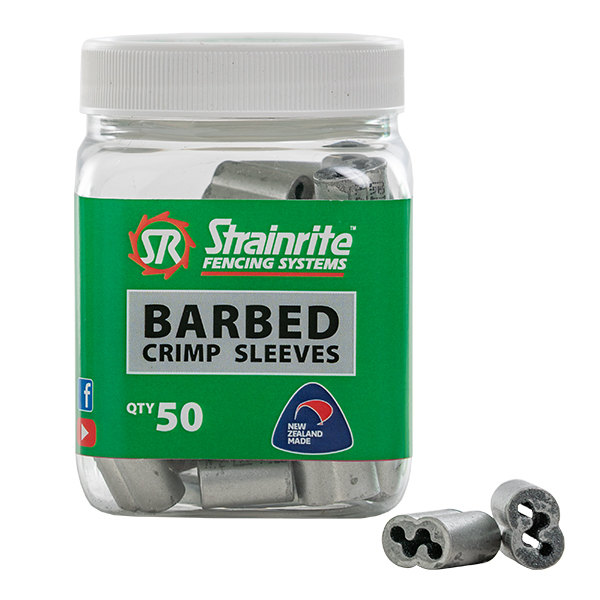 Strainrite Barbed Crimp Sleeve - Tub of 50