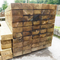 2.40m | Sawn Landscaping Sleepers Treated | 200 x 100mm