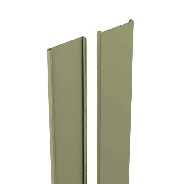 FENCEMATE DuraPost® Cover Strip & Bungs 2.1m - Olive Grey