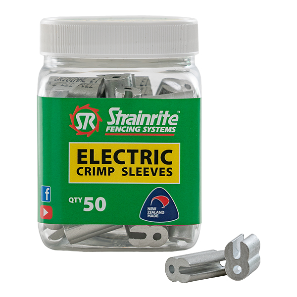 Strainrite Electric Crimp Sleeve - Tub of 50