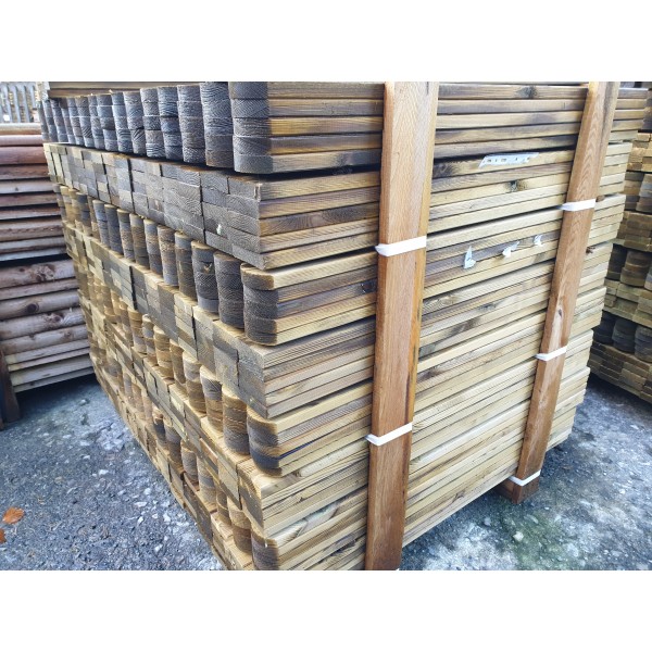 1.80m | Picket Pale PAR Treated | ex75 x 22mm - Rounded Top