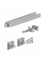 Adjustable Gate Fitting Set | Hooks on Plates | 300mm (12")