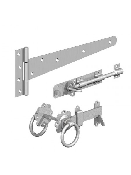 Gatemate Side Gate Kit with Ring Gate Latch | Galvanised