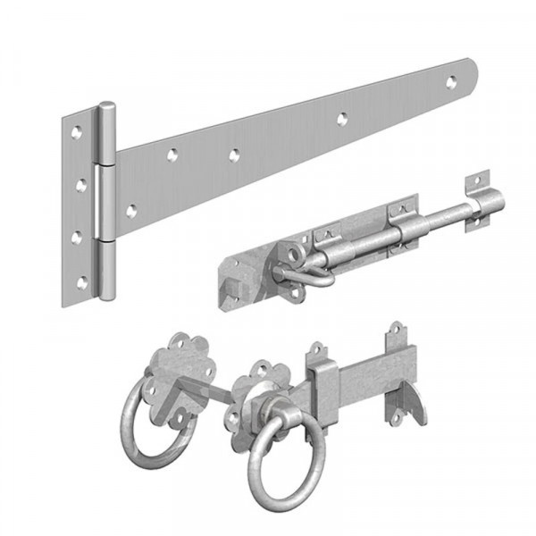 Gatemate Side Gate Kit with Ring Gate Latch | Galvanised