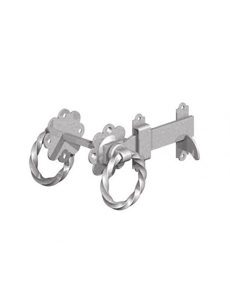 Twisted Ring Latch | 150mm (6'') | Galvanised