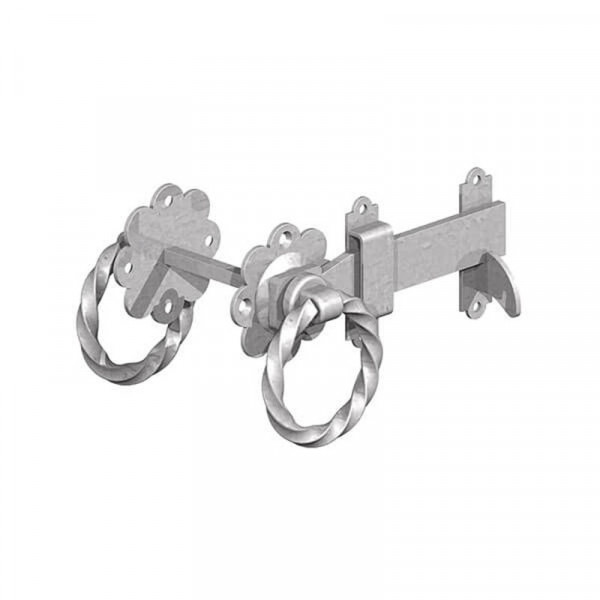 Twisted Ring Latch | 150mm (6'') | Galvanised
