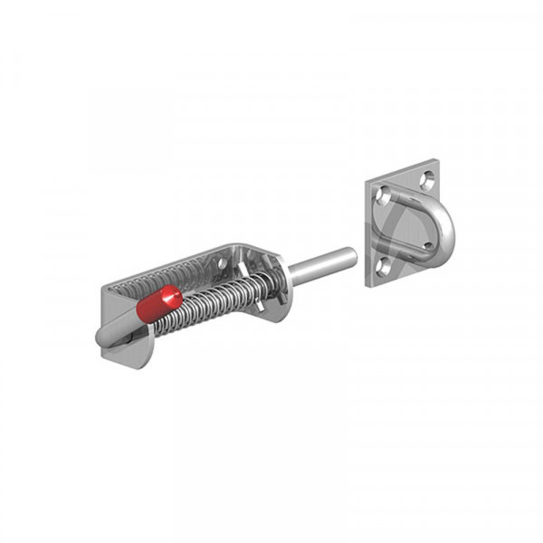 Spring Loaded Bolt Pre Pack | 12mm (1/2") | Bright Zinc Plated