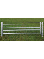 10ft 7 Rail Metal Gate Box Sectioned with Spring Bolt