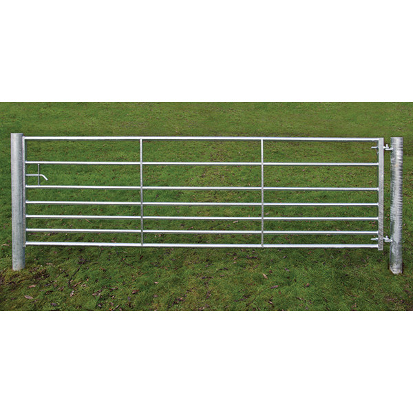 4ft 7 Rail Metal Gate Box Sectioned with Spring Bolt