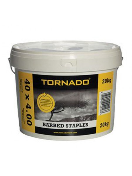 Barbed Staples | 40 x 4.00mm - 20kg