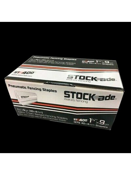 Stock-ade 40 x 4mm Barbed Staples x 1000
