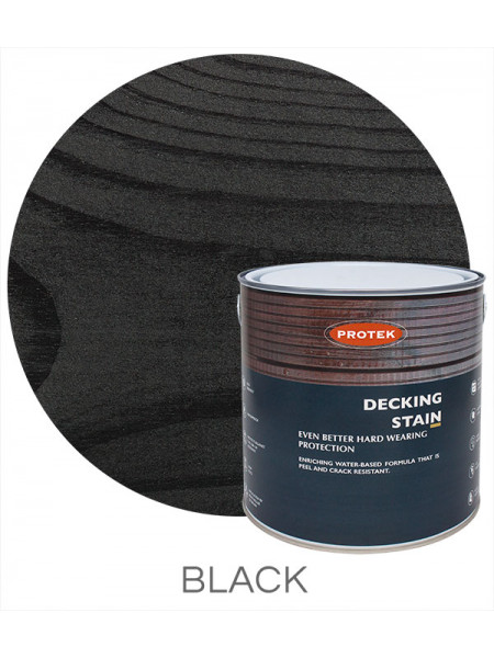Protek Decking Stain Black 2.5L