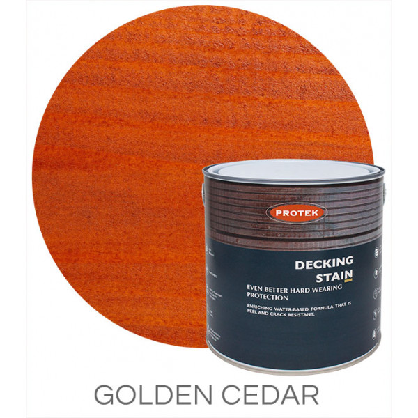Protek Decking Stain Golden Cedar 2.5L
