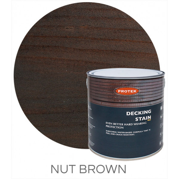 Protek Decking Stain Nut Brown 2.5L