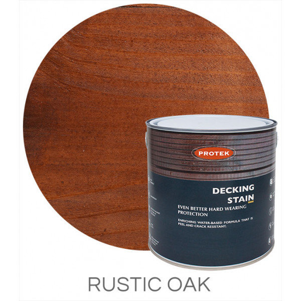 Protek Decking Stain Rustic Oak 2.5L