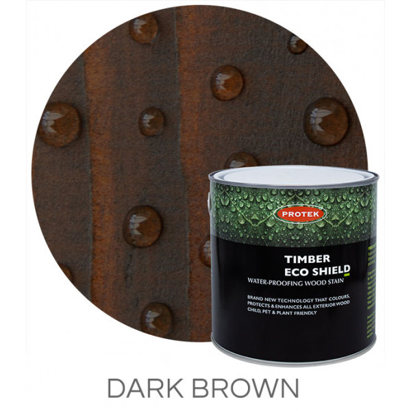 Protek Timber Eco Shield Dark Brown 2.5L