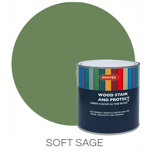 Protek Woodstain & Protect Soft Sage 2.5L